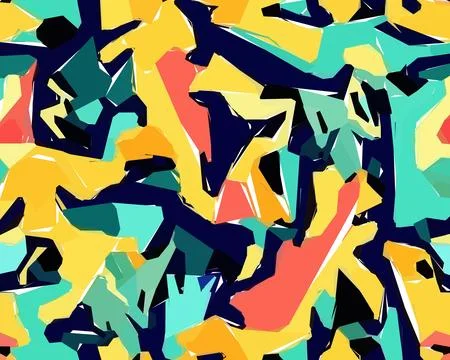 Set of colorful leaf patterns. For web, wallpaper and background. Stock Illustration