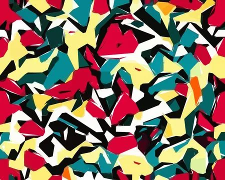 Set of colorful leaf patterns. For web, wallpaper and background. イラスト素材