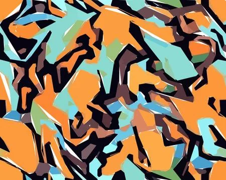 Set of colorful leaf patterns. For web, wallpaper and background. イラスト素材