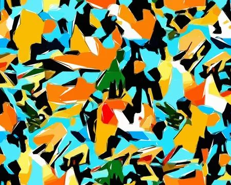 Set of colorful leaf patterns. For web, wallpaper and background. イラスト素材