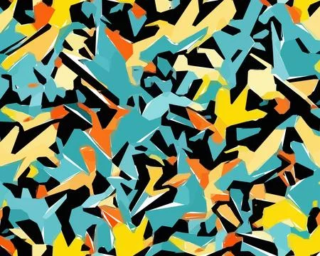 Set of colorful leaf patterns. For web, wallpaper and background. イラスト素材