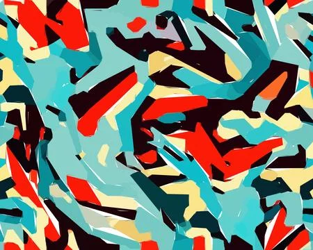 Set of colorful leaf patterns. For web, wallpaper and background. Stock Illustration