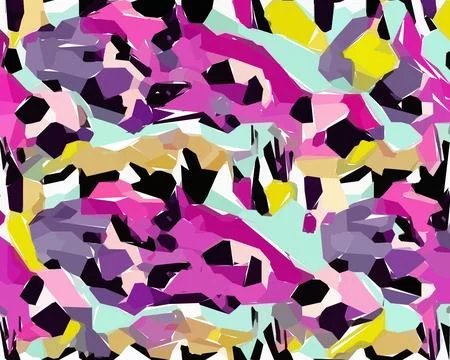 Set of colorful leaf patterns. For web, wallpaper and background. Stock Illustration