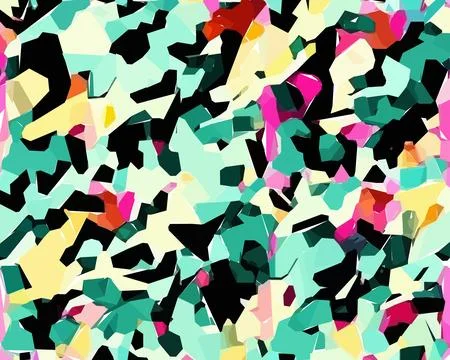 Set of colorful leaf patterns. For web, wallpaper and background. イラスト素材