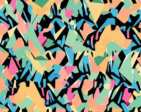 Set of colorful leaf patterns. For web, wallpaper and background. イラスト素材