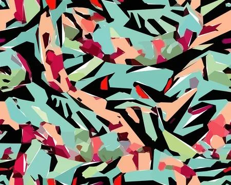 Set of colorful leaf patterns. For web, wallpaper and background. イラスト素材