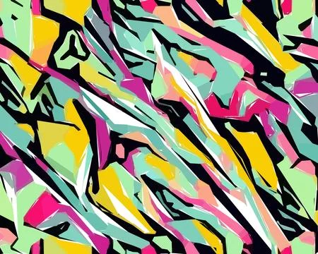 Set of colorful leaf patterns. For web, wallpaper and background. Illustrazione stock