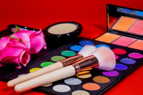 Set Colorful Make up Stock Photos