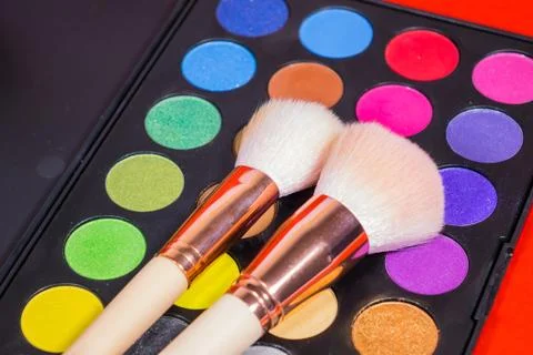 Set Colorful Make up Stock Photos