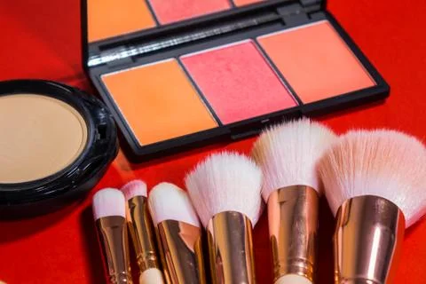 Set Colorful Make up Stock Photos