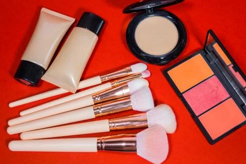 Set Colorful Make up Stock Photos