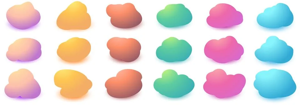 Set of colorful speech bubbles. Quotes frames. remark, mention quotations Stock Illustration