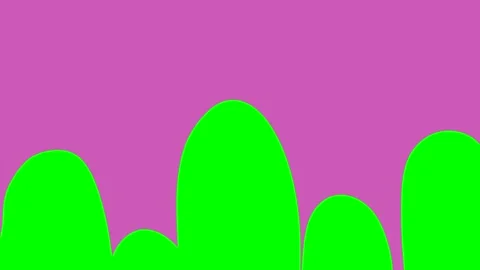 Set of colour kid screen transition with different liquid splash in a childish Vídeos de archivo 345746389