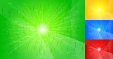 Set of colourful backgrounds for your design - eps 10 Set of colourful bac... Stock Photos