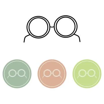 A set of colourful sunglasses 스톡 일러스트