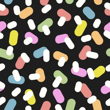 Set of Comic Faces with Different Emotions Illustrazione stock