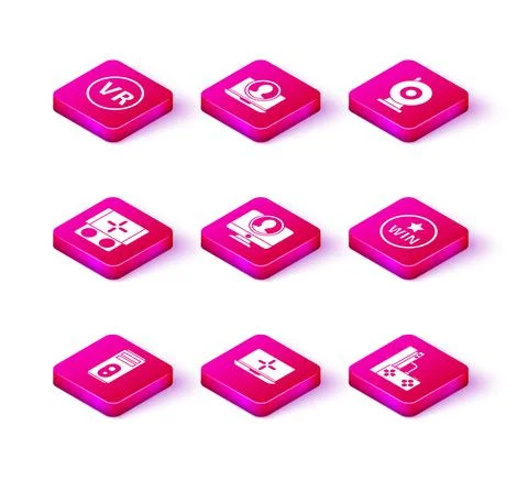Set Computer, Laptop, Portable video game console, Create account screen, Game 스톡 일러스트