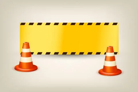 Set of cones Stock Illustration