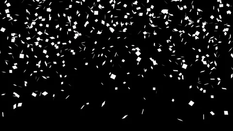 Set of Confetti party popper white Stock Footage 285992565