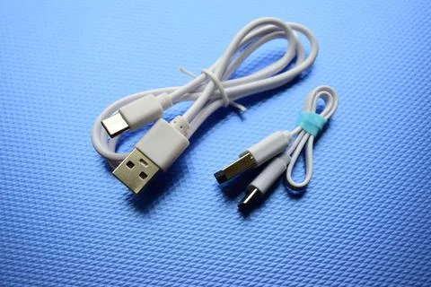 Set of connecting cables Stock Photos