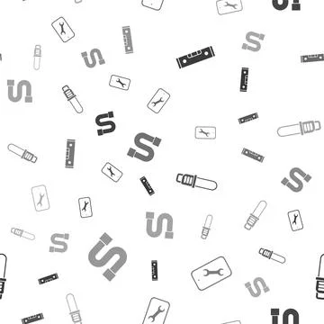 Set Construction bubble level, Mobile service, Chainsaw and Industry pipe on Stock Illustration