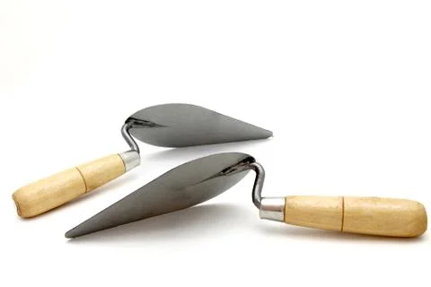 Set of construction lute trowels Stock Photos