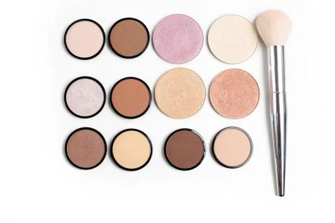 Set of contouring and highlight refill Stock Photos