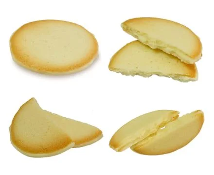 Set of Cookies, Crackers or Biscuits with Cream Cheese Stock Photos