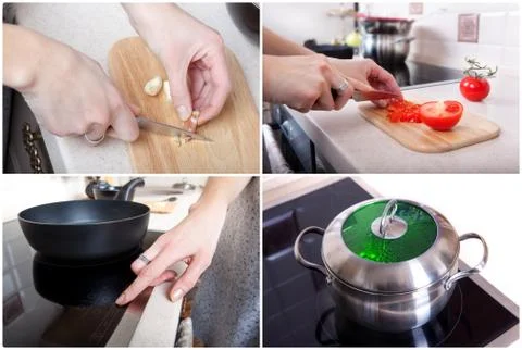 Set on the cooking Stock Photos