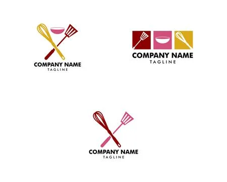 Set of Cooking Ware Logo Template Design Vector, Restaurant Logo Template D.. Stock Illustration