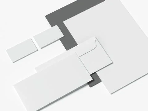 Set of corporate identity templates Stock Illustration