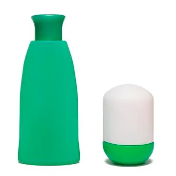 Set of cosmetic bottles. Иллюстрация