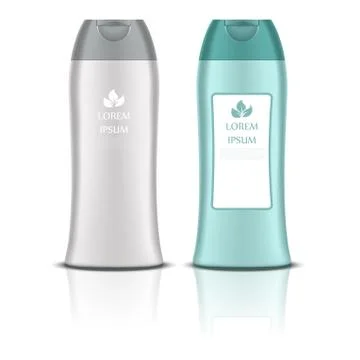 Set of Cosmetic bottles Stock Illustration