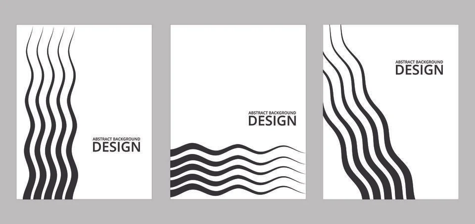 Set cover with wave vector 스톡 일러스트