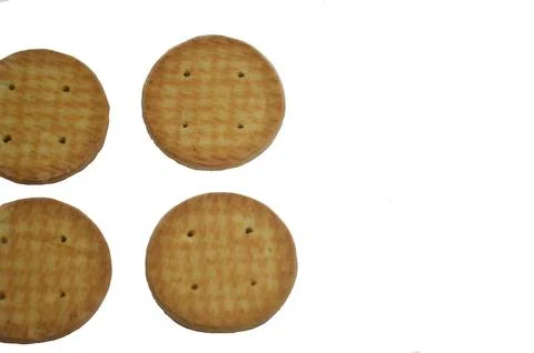 Set of cracker cookies close-up Stock Photos