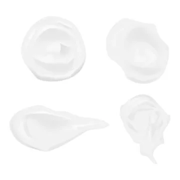 Set of cream elements. Skin cream. Stock Illustration