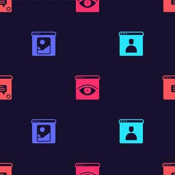 Set Create account screen, Photo retouching, Browser incognito window and N.. 스톡 일러스트