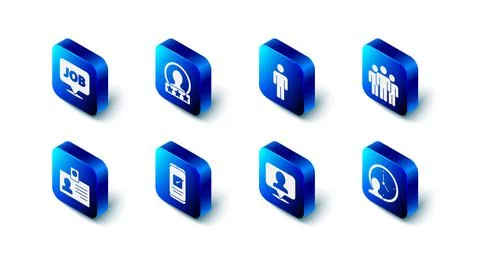 Set Create account screen, User of man, Users group, Time Management, Location Stock Illustration