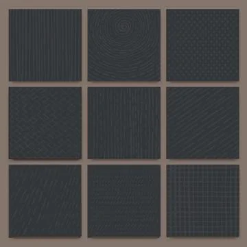 Set of creative cards Stock Illustration