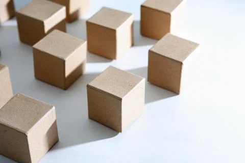 Set Of Cubes Stock Photos