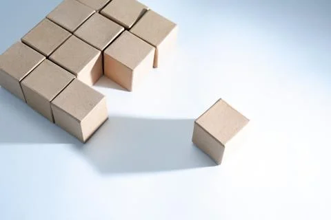 Set Of Cubes Stock Photos