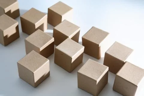 Set Of Cubes Stock Photos
