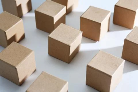 Set Of Cubes Stock Photos
