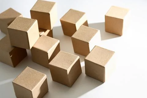 Set Of Cubes Stock Photos