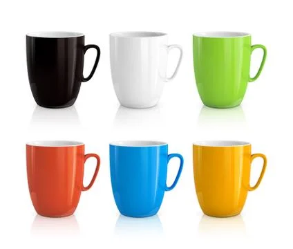Set of cups Stock Illustration