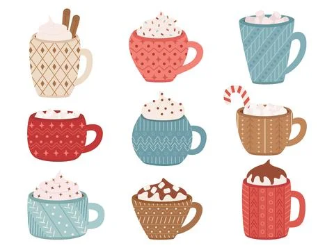 Set of cups Stock-Illustration
