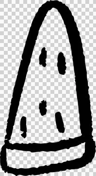 Set of cute fun for decoration Stock Illustration