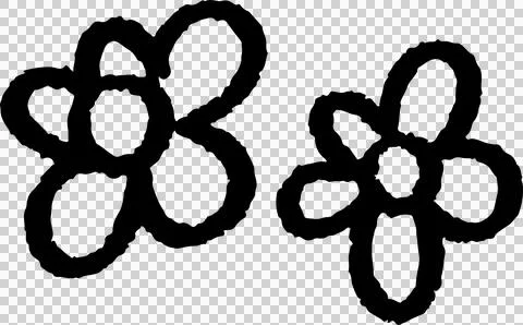 Set of cute fun for decoration Stock Illustration