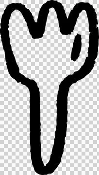 Set of cute fun for decoration Stock Illustration