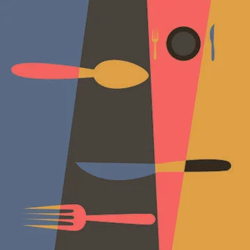 A set of cutlery Stock Illustration